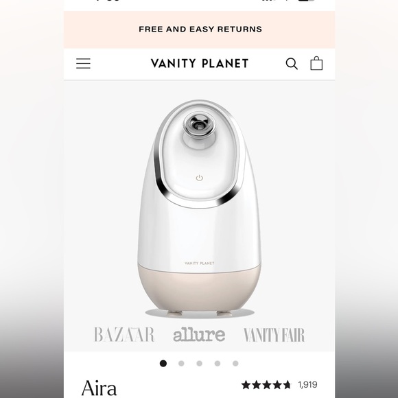 Vanity Planet facial steamer. Never used ! - Picture 3 of 3